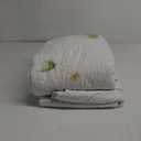 Dinjoy King Size Quilt Set Floral,3 Piece Green and Yellow Farmhouse Bedding Set Lightweight Flower Bedspreads White Coverlet Bed Sets Cute Boho King Quilts for Fall All Season(110"x90")