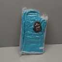 KEGOUU Oven Mitts and Pot Holders 6pcs Set, Kitchen Oven Glove High Heat Resistant 500 Degree Extra Long Oven Mitts and Potholder with Non-Slip Silicone Surface for Cooking (Lake Blue)