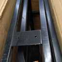 MaxxHaul 70107 53" x 19-1/2" Hitch Cargo Carrier - Trailer Mount Steel With High Side Rails For RV's, Trucks, SUV's, Vans, Cars 2" Receiver 500-lb Load Capacity , Black