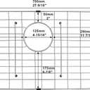 LQS Kitchen Sink Grid, Sink Protector 27 9/16" x 13 9/16" with Rear Drain Hole for Single Bowl, Stainless Steel Sink Grid, Sink Protectors for Kitchen Sinks, Sinks Bottom Grid