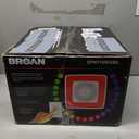 Broan-NuTone ChromaComfort Bathroom Exhaust Fan with Bluetooth Speaker, Powerful 110CFM/1.5 Sones, 24-color LED Light, SPK110RGBL, Wall Switch