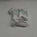 KOUFALL Short Black Out Curtains 54 Inch Long for Bathroom Window, Blackout White Linen Curtains for Bedroom Windows 2 Panels Set 54 Inch Length