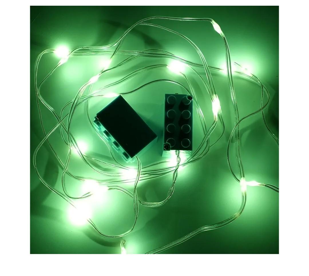 Lights Cable LED Lighting Kit Building Blocks Set, Light Up Bricks Accessories DIY Decoration Toys, Compatible with Major Brands