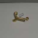 Vintage Designer Brass Head Handle Antique Victorian Cane Wooden Walking Stick