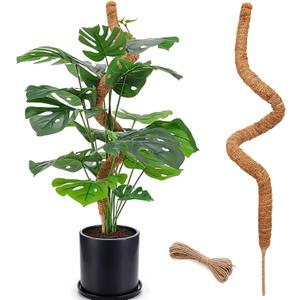 48 Inch Moss Pole, Bendable Moss Pole for Plants Monstera, Tall Moss Poles for Climbing Plants Indoor, Large Moss Pole Support, Garden Trellis Plant Stick Stakes for Potted Plants, Pothos
