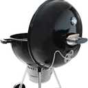 Outspark Grill Lid Holder-BBQ Accessories for All Weber 18/22/26 Inches Charcoal Kettle Grills, Grill Slide a Side Lid Prop,Stainless Steel