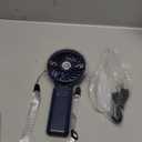 HandFan 5200mAh Upgraded Handheld Misting Fan, Portable Mister Fan Rechargeable, Spray Water Mist Fans, Electric Hand Cooling Ice Fans for Summer Beach Travel Concerts, Gifts for Women(Royal Blue)