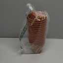 4 inch Small Plastic Nursery Pots, 16 Pack Plant Pots for Indoor Outdoor Plants, Flower Pots with Drainage Holes and Saucers, Decorative Seedling Starter Planters for House Plants, Terracotta