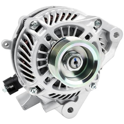 11176N New Alternator Compatible with 2006-2011 Honda Civic 1.8L L4, 80A 12V, 7-Groove Pulley, Replace# 11176, 31100RNAA01, 31100RNAA01RM, 31100RNAA012M2, AHGA67, A002TC1391, SB347
