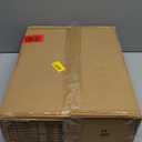 FURTIME Stainless Steel Cat Litter Box with Lid  High-Sided Metal Litter Pan for Small Cats, Kitty Litter Box with Non-Stick, Odor-Resistant, Anti-Leakage, Includes Scoop and Mat, 17.4"x13.4"x8.4" (Silver)