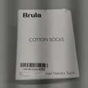 Brula Mens 98% Cotton Cushioned Crew socks, Moisture-wicking Breathable Soft Athletic Performance Boot Socks