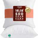 Utopia Bedding 18x18 Pillow Inserts, White Throw Pillows for Couch, 2 Pack