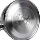 Emeril Lagasse 3.2 Quart/3 Liter Whistling Tea Kettle, Stainless Steel Whistling Tea Pot for Induction Stove Top, Fast to Boil Water for Home Kitchen Condo, with Ergonomic Cool Grip Handle, Black