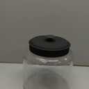 Anchor Hocking Montana 1.5 Gallon Glass Jar with Lid, Black Metal Lid