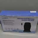 Back Massager with Heat,8 Vibration Motors Massage Chair Pad for Shoulder and Back, Deep Tissue Vibration Seat Cushion for Body Pain ReliefHome Office Chair Use, Gifts for Women,Men,Black