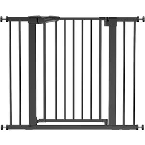 Babelio PressGuard Baby Gate for Stairs, 30"Tall 26"-40" Wide, Black
