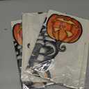 3 x Halloween Trick or Treat Garden Flag Ghost Dog 12x18 Inch Small Double Sided Burlap Welcome Yard Dachshund Skeleton Outside Decorations DF342