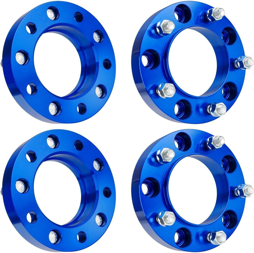 Torchbeam 4Pcs 5x150 Wheel Spacers 5x5.91, M14x1.5 Wheel Stud, 1.25" 31.75 Thickness, 110 Hub Centric, for Tundra, Sequoia, Land Cruiser, LX470, LX570
