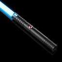 Juxaxia Lightsaber,LED Lightsaber, Dueling Light Saber for Adults, Kids, Lightsabers for 3 Modes, Light Saber with 15 RGB Colors, Lightsaber Toy for Children's Day Halloween, 1 Pack(Black)