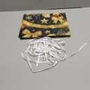 Large Size Merry Christmas & Happy New Year Party Banner, Black Gold, 71x35 Inches