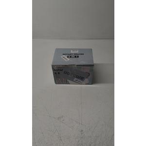 Ourokhome Rotary Cheese Grater Hand Crank, Kitchen Shredder Speed Mandolin Slicer Ice Shaver with Handle and Drum Blades for Cheese, Vegetable, Nuts, Chocolate, Potato, Carrot, 5 Blades, White