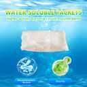 Pond Water Cleaner, 12 Packets Natural Pond Clarifier Treatment for Improving Water Clarity, Eliminate Odor, Cleaner and Clear for Outdoor Ponds & Lakes, Safe for Fish, Pets, Livestock and Swimming
