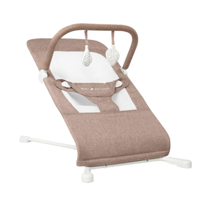 Baby Delight Highland Baby Bouncer | Infant | 0 – 6 Months | 3-Position Recline | Mocha Tweed