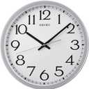 Seiko 12 Inch Easy Read Numerals Wall Clock with Quiet Sweep Second Hand
