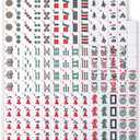 Yellow Mountain Imports American Mahjong Set, Koi Fish with Green Soft Case - Four Wooden All-in-One Racks with Pushers, Wright Patterson Scoring Coins, Dice, and Wind Indicator