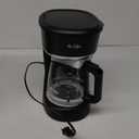 Mr. Coffee 12-Cup Switch Coffee Maker Black: Electric Drip Coffee Machine, 60 oz Capacity, Dishwasher-Safe Parts