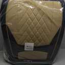 Fit for Optima Seat Covers, 5 Seats Full Set Faux Leather Car Seat Covers for 2002-2020 Kia Optima (5 Seat Full Set, Black & Beige) (Full Set Seat Covers, #033 black & beige)