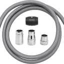 48293000 Kitchen Faucet Hose with 3 Adapters, Replacement for Grohe Bridge Pull-Out Faucet, Replacement for Grohe K7 Pull-Out Faucet