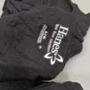 Hanes womens Slub Knit Full-zip Hoodie, Textured Cotton Zip-up T-shirt Hoodie for Women (Black, L)
