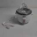 Aroma Housewares Aroma 6-cup (cooked) 1.5 Qt. One Touch Rice Cooker, White (ARC-363NG), 6 cup cooked/ 3 cup uncook/ 1.5 Qt.