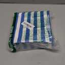 100 Pack Blue and White Stripes Napkins Stripe Cocktail Beverage Napkins WhiteBlue Striped Dessert Napkins for Bridal Baby Shower Wedding Holiday Birthday Blue and White Party Decor