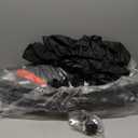 Kanchimi 40" Folding Mini Fitness Indoor Exercise Workout Rebounder Trampoline with Handle, Max Load 330lbs(Black)