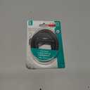 Power Gear Coiled Telephone Cord, 4 Feet Coiled, 25 Feet Uncoiled, Phone Cord works with All Corded Landline Phones, For Use in Home or Office, Black, 76139