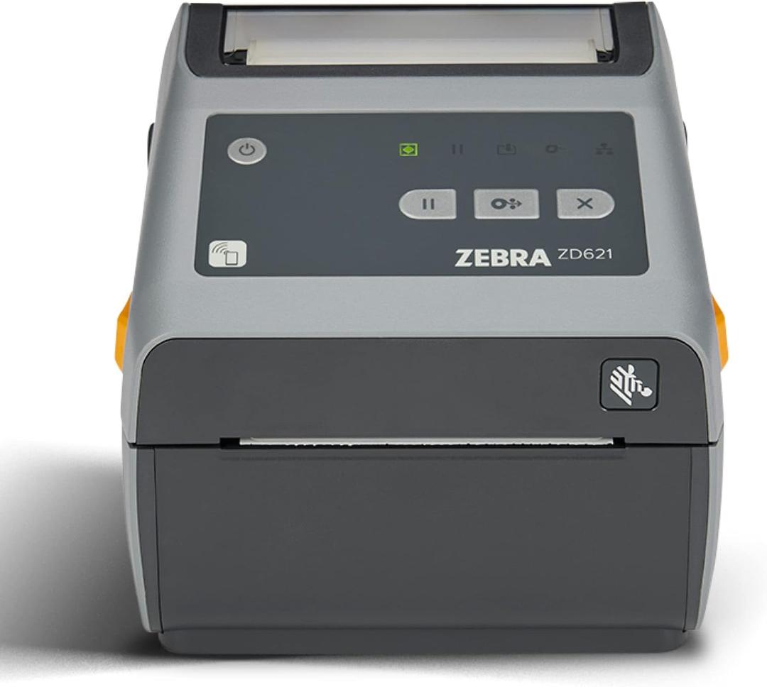Zebra ZD621 Direct Thermal Desktop Printer 203 dpi Print Width 4-inch USB Serial Ethernet ZD6A042-D01F00EZ 
