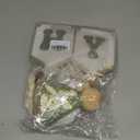 1/2 Birthday Green Half Birthday Decorations  White Blue It's My 1/2 Birth Banner Glitter Cake Topper Tassel Wood Bead High Chair Banner & Cone, Hat Halfway to One Party Supplies