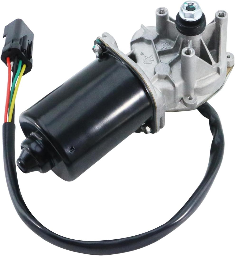 Front Windshield Wiper Motor Replacement New for Jeep for Wrangler Wiper Motor 1997 1998 1999 2000 2001 2002, for TJ 1997 tj Front Wiper Motor 1997-2002, 5-Pin Chrysler 4864892 40-442 85-442