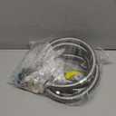 2 Packs RV Propane Pigtail Hoses with Gauge,36 Inch Stainless Steel Braided Camper Tank Hose, Rv lp Gas Hoses Connector for Standard Two-Stage Regulator, 5-100lb, 1/4" inverted male flare / POL Fitting