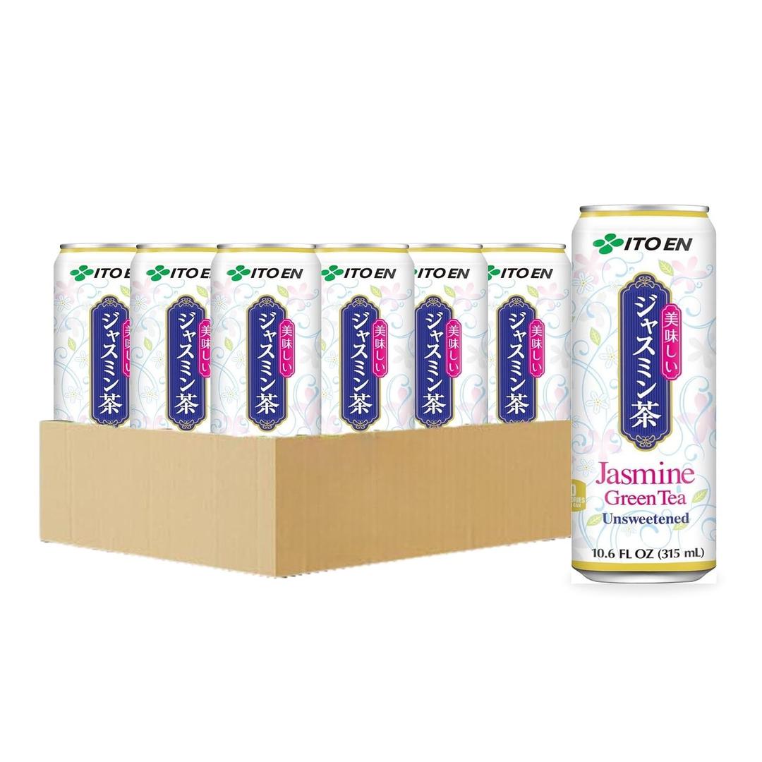 Ito En Jasmine Green Tea, Unsweetened, 10.6 Ounce (Pack of 12) (EXP 12/05/27)