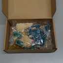 Jenaai 120 Pcs Miniature Christmas Ornaments for Snow Globe Kit DIY Christmas Village Decorations Xmas Figurines Mini Ornaments with Snowman, Reindeer, Santa Claus, Snowflakes