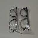 Gaoye Ultralight Blue Light Glasses for Women - Computer Protection Glasses for All Day Comfort - Anti UV Glare & Eyestrain (Light Black & Leopard)