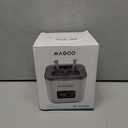 Ultrasonic Retainer Cleaner Machine, Denture Cleaner, All-in-One Dental & Jewelry Cleaner for Aligners, Night Guards, Dentures, Braces, Mouth Guards, Toothbrush Heads, 45kHz, 200ML, Dual Modes (White)