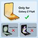 Compatible with Galaxy Z Flip 6 Case, Magnetic Gradient Color Soft TPU Phone Case with Camera Lens Protector Case for Galaxy Z Flip 6 6.7 Inch, Pink to Rose Red Gradient(10-23)