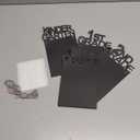 Graduation Photo Banner for 2025 2026 Party Decorations, Kindergarten to 12th Grade Picture Banner, Middle School, High School College Graduation Party Supplies Black 4X6 Inch SG063BK