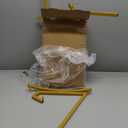 Wokceer Round Backdrop Stand 5FT Circle Balloon Arch Frame Circle Backdrop Stand Gold Round Arch for Wedding Birthday Party Bridal Shower Anniversary Event Ceremony Decoration