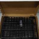 Midwest Homes for Pets Newly Enhanced Single & Double Door iCrate Dog Crate, Includes Leak-Proof Pan, Floor Protecting Feet, Divider Panel & New Patented Features (18.0"L x 12.0"W x 14.0"H, Black)