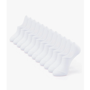 IDEGG No Show Socks Womens and Men Low Cut Ankle Short Anti-slid Athletic Running Novelty Casual Invisible Liner Socks (C_6 Pairs(6 White) Medium)